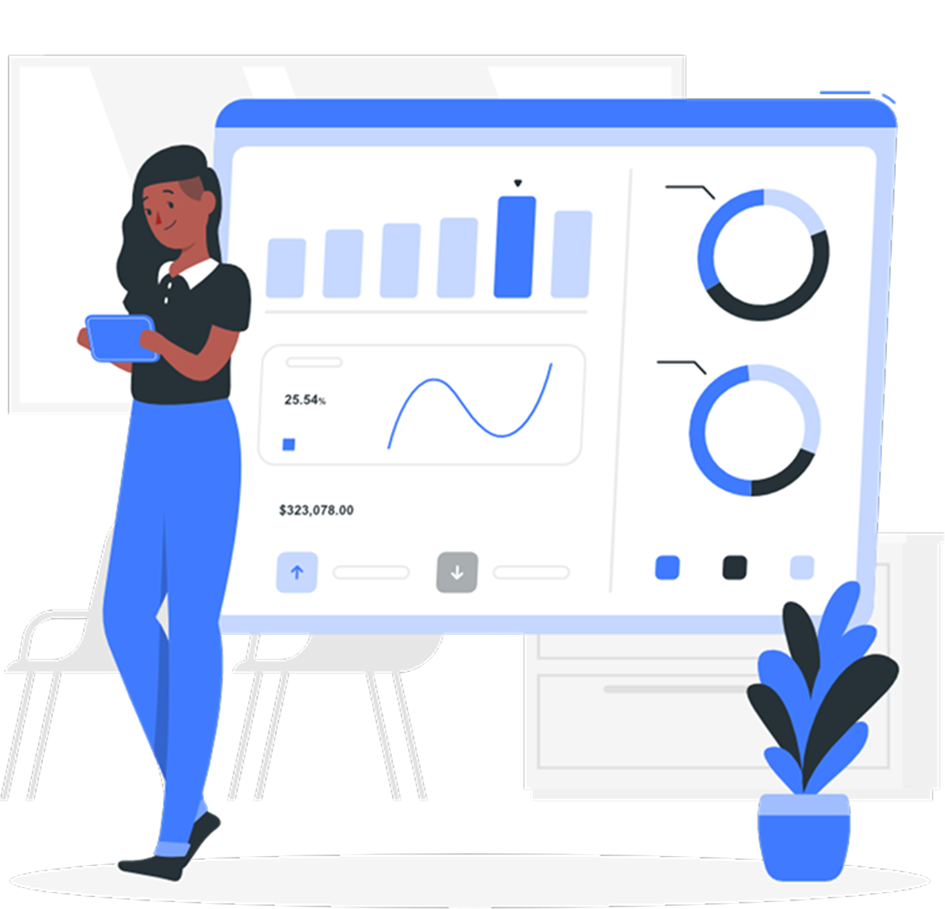 Ilustração sobre recuperação de dívidas